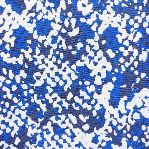 Club Monaco blue / grey zipper back thick cotton t - Picture 5 of 8